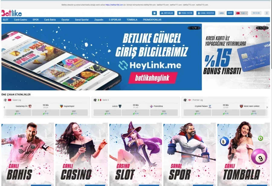 Betlike arayüz görüntüsü