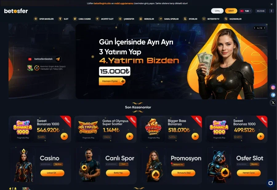 Betosfer arayüz görüntüsü