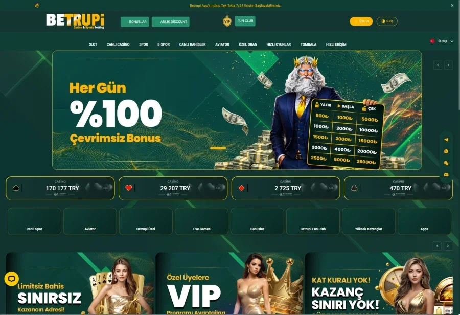 Betrupi arayüz görüntüsü