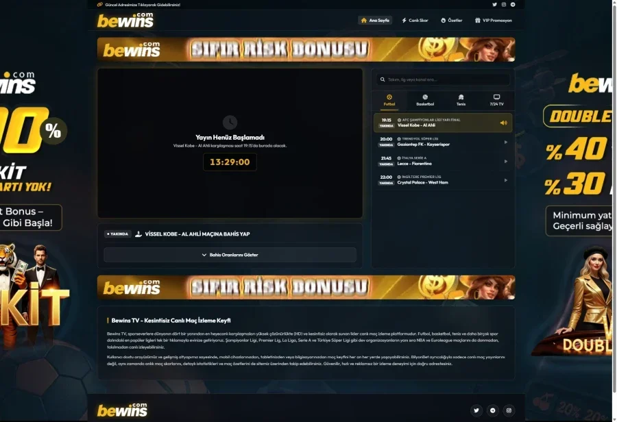 Bewins arayüz görüntüsü