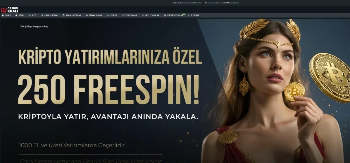 Casino Kralı arayüz görüntüsü