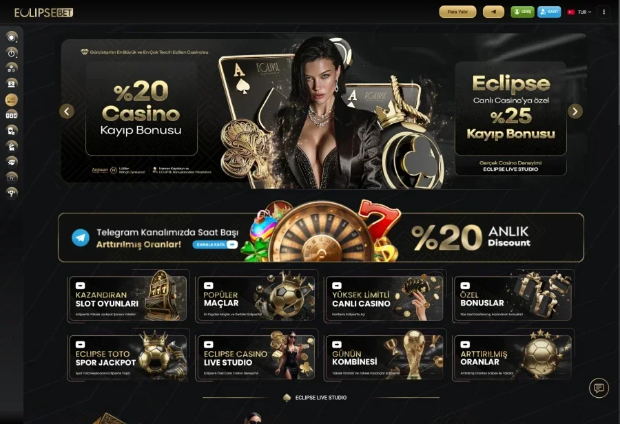 Eclipsebet arayüz görüntüsü