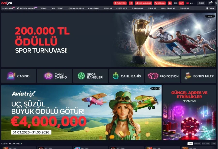 Hepyek arayüz görüntüsü