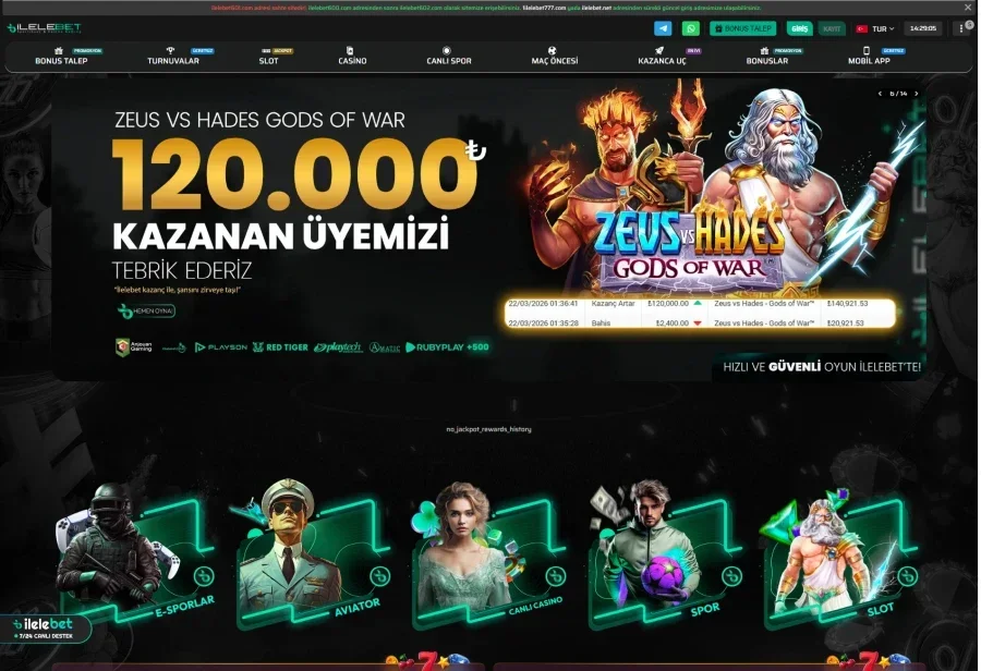İlelebet arayüz görüntüsü