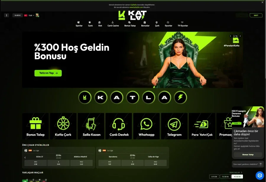 Katla arayüz görüntüsü