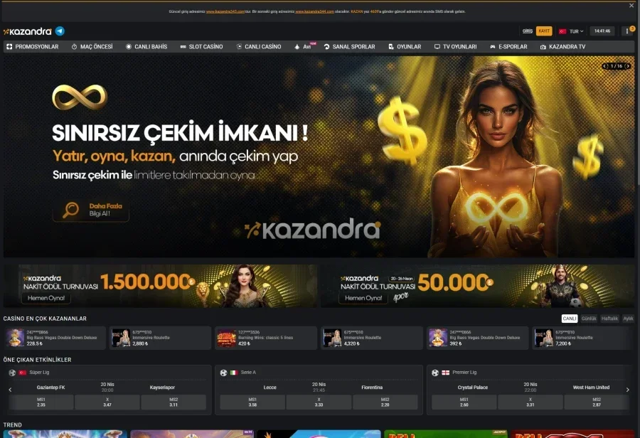 Kazandra arayüz görüntüsü