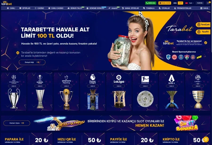 Tarabet arayüz görüntüsü